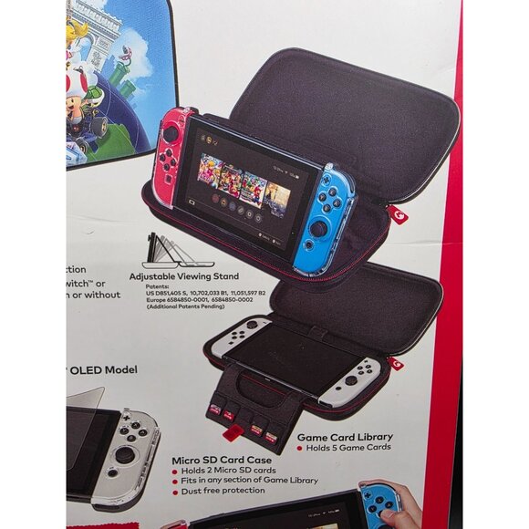 Nintendo Switch Mario Kart Game Traveler & GoPlay Action Pack With Screen Protec - Picture 7 of 8